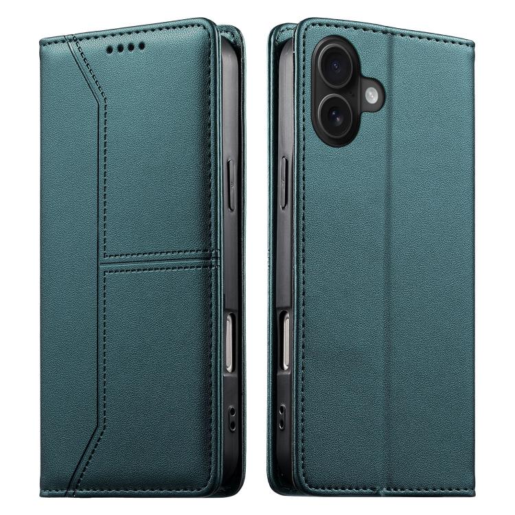 Funda para teléfono de cuero vegano magnética RFID con costuras, For iPhone 18 Pro / 17 Pro, For iPhone 18 Pro Max / 17 Pro Max, For iPhone 17e / 16e, For iPhone 17, For iPhone Air, For iPhone 16 Pro Max, For iPhone 16 Pro, For iPhone 16 Plus          ...