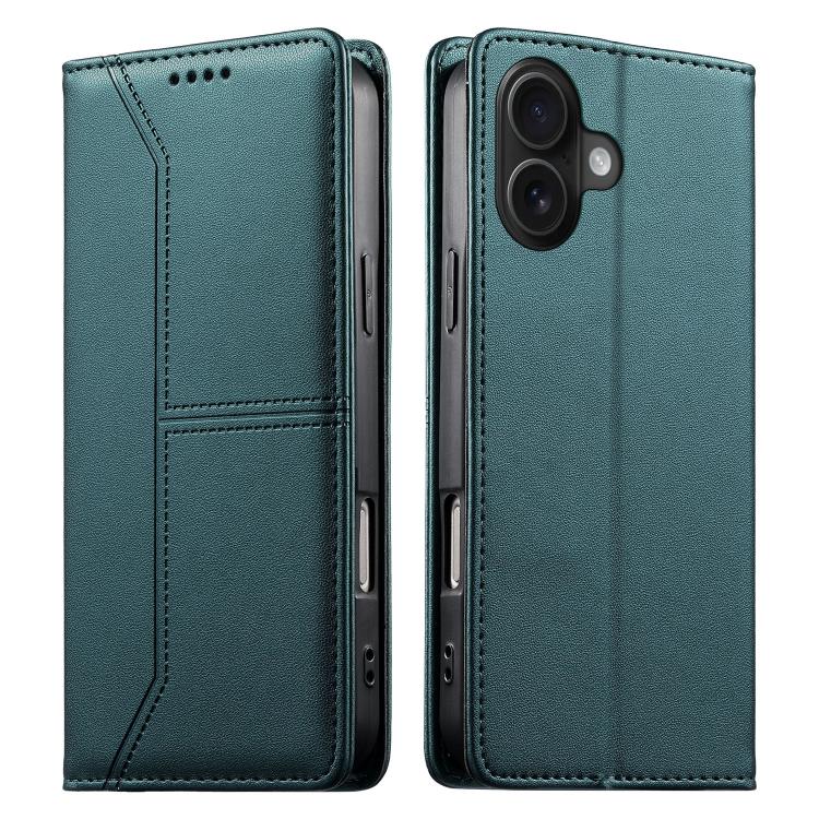 Funda para teléfono de cuero vegano magnética RFID con costuras, For iPhone 18 Pro / 17 Pro, For iPhone 18 Pro Max / 17 Pro Max, For iPhone 17e / 16e, For iPhone 17, For iPhone Air, For iPhone 16 Pro Max, For iPhone 16 Pro, For iPhone 16 Plus          ...