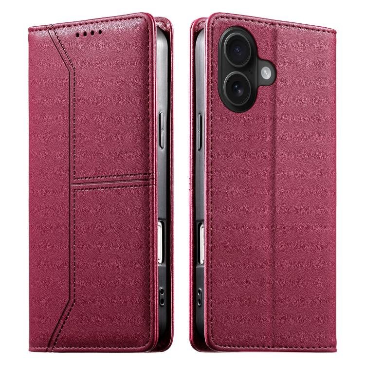Funda para teléfono de cuero vegano magnética RFID con costuras, For iPhone 18 Pro / 17 Pro, For iPhone 18 Pro Max / 17 Pro Max, For iPhone 17e / 16e, For iPhone 17, For iPhone Air, For iPhone 16 Pro Max, For iPhone 16 Pro, For iPhone 16 Plus          ...