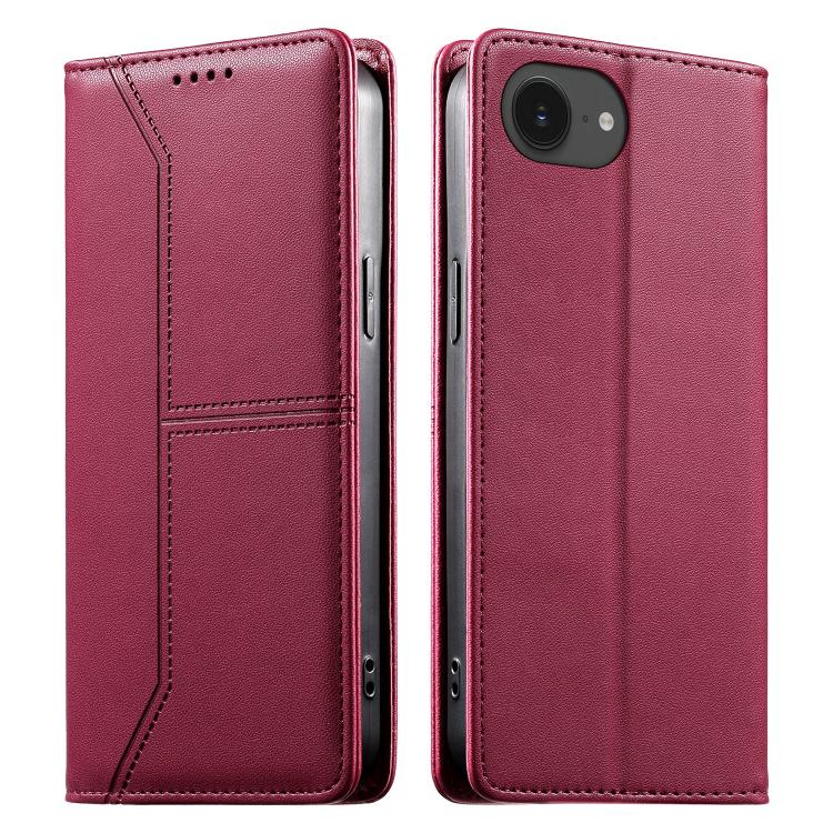 Funda para teléfono de cuero vegano magnética RFID con costuras, For iPhone 18 Pro / 17 Pro, For iPhone 18 Pro Max / 17 Pro Max, For iPhone 17e / 16e, For iPhone 17, For iPhone Air, For iPhone 16 Pro Max, For iPhone 16 Pro, For iPhone 16 Plus          ...