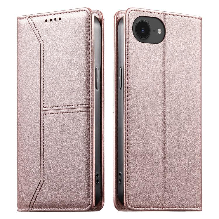 Funda para teléfono de cuero vegano magnética RFID con costuras, For iPhone 18 Pro / 17 Pro, For iPhone 18 Pro Max / 17 Pro Max, For iPhone 17e / 16e, For iPhone 17, For iPhone Air, For iPhone 16 Pro Max, For iPhone 16 Pro, For iPhone 16 Plus          ...
