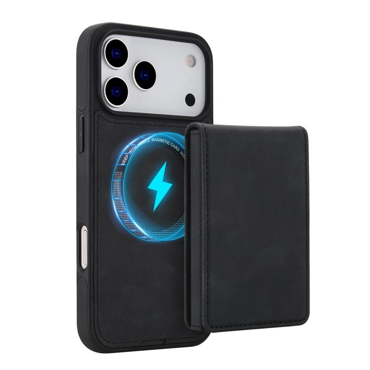 Funda magnética RFID para teléfono con tarjetero desmontable de piel sintética retro y sistema de apertura con resorte., For iPhone 18 Pro / 17 Pro, For iPhone 18 Pro Max / 17 Pro Max, For iPhone 17e / 16e, For iPhone 15 Plus, For iPhone 15            ...