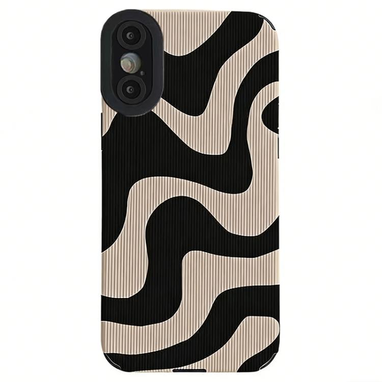 Funda para teléfono de TPU con textura de cuero, For iPhone 17e / 16e, For iPhone 17 Pro Max, For iPhone 17 Pro, For iPhone 17, For iPhone Air, For iPhone 16 Pro Max, For iPhone 16 Pro, For iPhone 16 Plus, For iPhone 16, For iPhone 15 Pro Max          ...