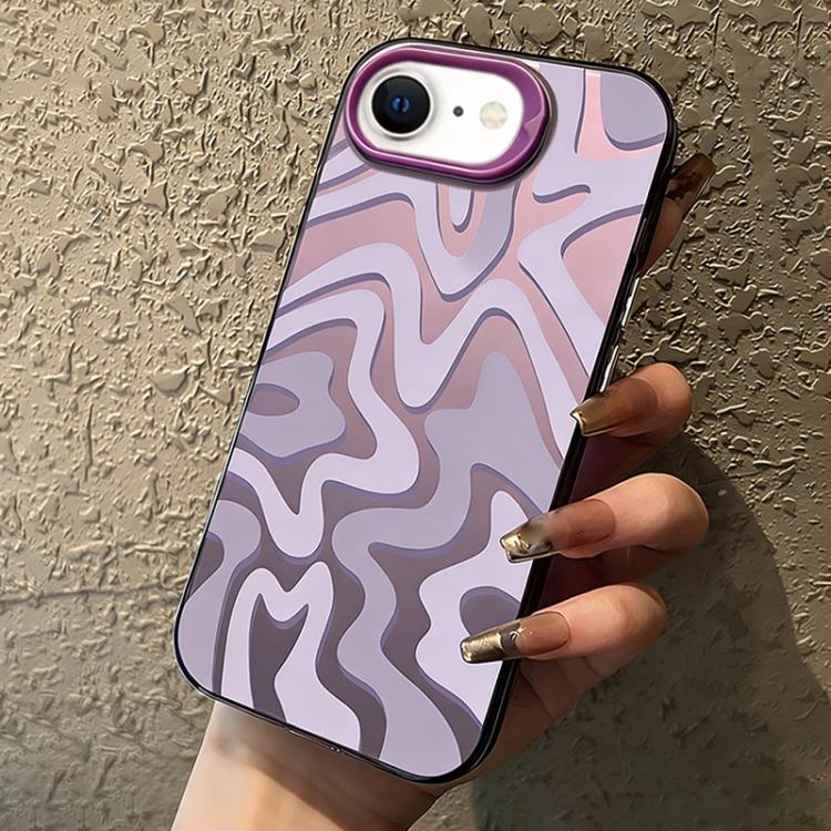 Funda para teléfono 2 en 1 de PC IMD con estampado de rayas onduladas y acabado mate, For iPhone 18 Pro / 17 Pro, For iPhone 18 Pro Max / 17 Pro Max, For iPhone 17e / 16e, For iPhone 17, For iPhone Air, For iPhone 16 Pro Max, For iPhone 16 Pro         ...