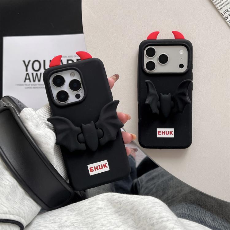 Funda de silicona para teléfono con soporte para bate, For iPhone 17 Pro Max, For iPhone 17 Pro, For iPhone 17, For iPhone 16 Pro Max, For iPhone 16 Pro, For iPhone 16 Plus, For iPhone 16, For iPhone 15 Pro Max, For iPhone 15 Pro, For iPhone 15 Plus   ...