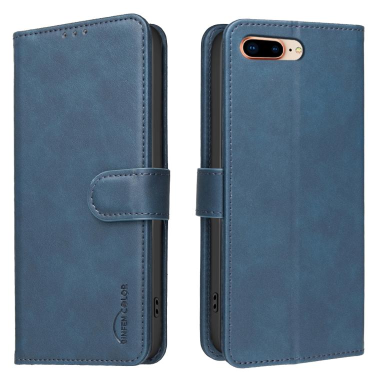 Funda para teléfono de cuero vegano con textura de piel de becerro de color liso y protección RFID, For iPhone XS Max, For iPhone 6 Plus/7 Plus/8 Plus, For iPhone 6 / 7 / 8