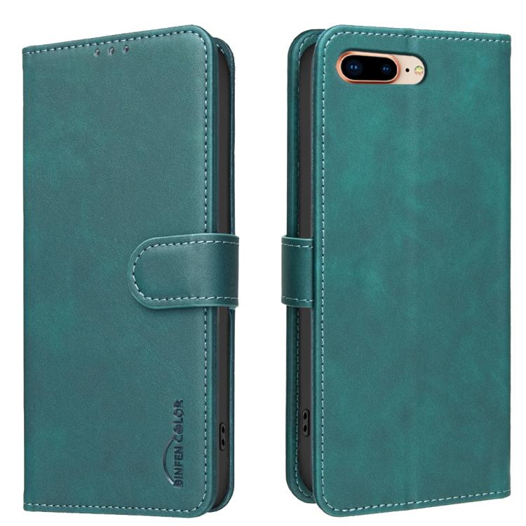Funda para teléfono de cuero vegano con textura de piel de becerro de color liso y protección RFID, For iPhone XS Max, For iPhone 6 Plus/7 Plus/8 Plus, For iPhone 6 / 7 / 8