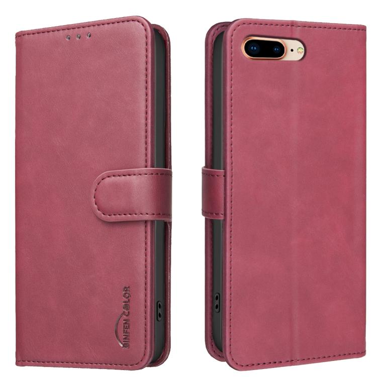 Funda para teléfono de cuero vegano con textura de piel de becerro de color liso y protección RFID, For iPhone XS Max, For iPhone 6 Plus/7 Plus/8 Plus, For iPhone 6 / 7 / 8
