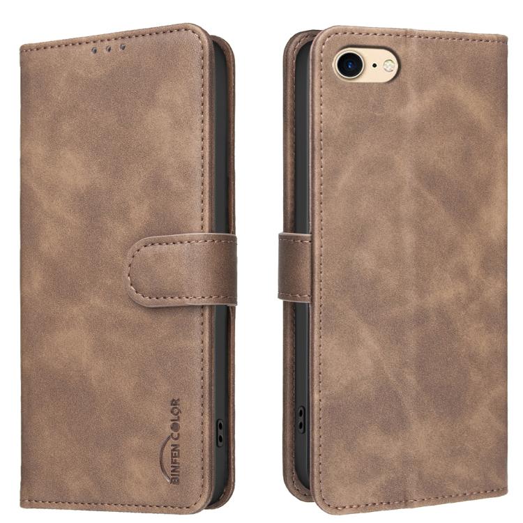 Funda para teléfono de cuero vegano con textura de piel de becerro de color liso y protección RFID, For iPhone XS Max, For iPhone 6 Plus/7 Plus/8 Plus, For iPhone 6 / 7 / 8