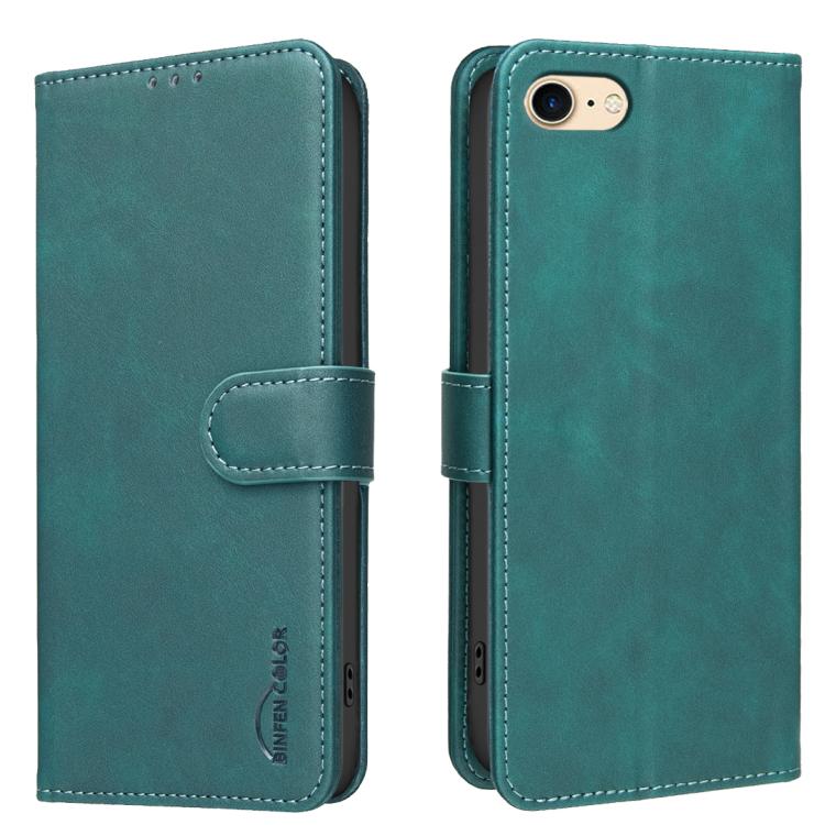 Funda para teléfono de cuero vegano con textura de piel de becerro de color liso y protección RFID, For iPhone XS Max, For iPhone 6 Plus/7 Plus/8 Plus, For iPhone 6 / 7 / 8