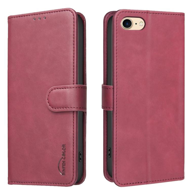 Funda para teléfono de cuero vegano con textura de piel de becerro de color liso y protección RFID, For iPhone XS Max, For iPhone 6 Plus/7 Plus/8 Plus, For iPhone 6 / 7 / 8