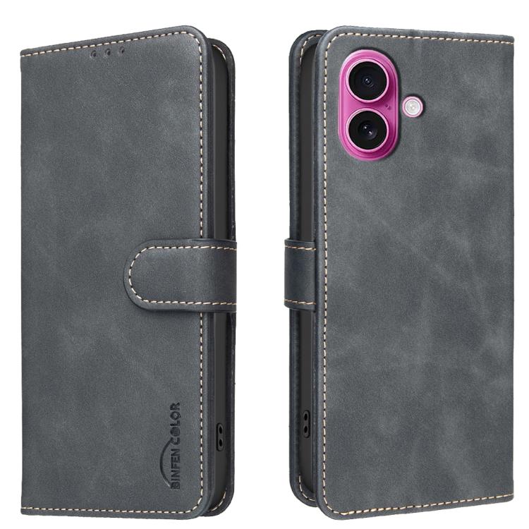 Funda para teléfono de cuero vegano con textura de piel de becerro de color liso y protección RFID, For iPhone 18 Pro/17 Pro, For iPhone 18 Pro Max/17 Pro Max, For iPhone 16e / 17e, For iPhone 17, For iPhone Air, For iPhone 16 Pro Max, For iPhone 16 Pr...