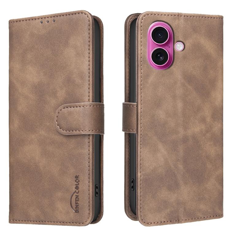 Funda para teléfono de cuero vegano con textura de piel de becerro de color liso y protección RFID, For iPhone 18 Pro/17 Pro, For iPhone 18 Pro Max/17 Pro Max, For iPhone 16e / 17e, For iPhone 17, For iPhone Air, For iPhone 16 Pro Max, For iPhone 16 Pr...