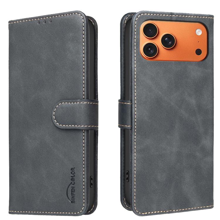 Funda para teléfono de cuero vegano con textura de piel de becerro de color liso y protección RFID, For iPhone 18 Pro/17 Pro, For iPhone 18 Pro Max/17 Pro Max, For iPhone 16e / 17e, For iPhone 17, For iPhone Air, For iPhone 16 Pro Max, For iPhone 16 Pr...