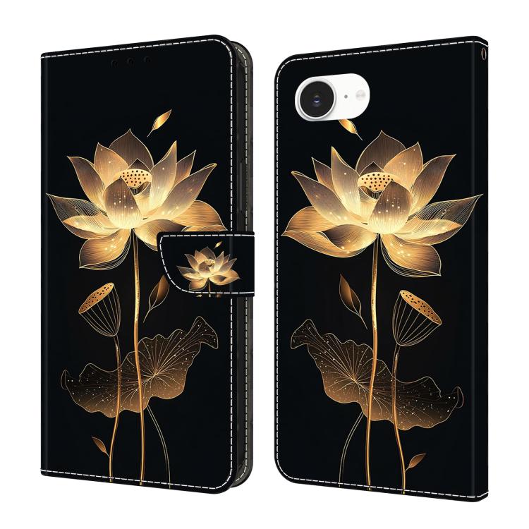 Funda para teléfono de cuero vegano pintado con efecto cristal, For iPhone 18 Pro / 17 Pro, For iPhone 18 Pro Max / 17 Pro Max, For iPhone 17e / 16e, For iPhone 17