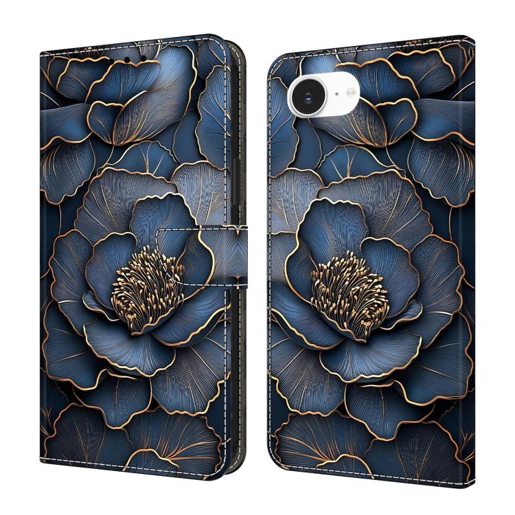 Funda para teléfono de cuero vegano pintado con efecto cristal, For iPhone 18 Pro / 17 Pro, For iPhone 18 Pro Max / 17 Pro Max, For iPhone 17e / 16e, For iPhone 17