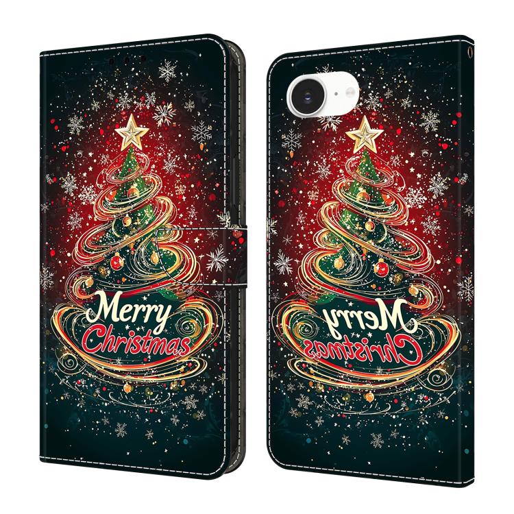 Funda para teléfono de cuero vegano pintado con efecto cristal, For iPhone 18 Pro / 17 Pro, For iPhone 18 Pro Max / 17 Pro Max, For iPhone 17e / 16e, For iPhone 17