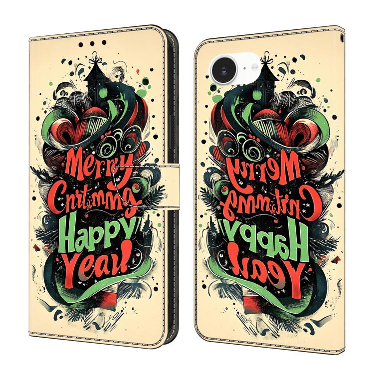 Funda para teléfono de cuero vegano pintado con efecto cristal, For iPhone 18 Pro / 17 Pro, For iPhone 18 Pro Max / 17 Pro Max, For iPhone 17e / 16e, For iPhone 17
