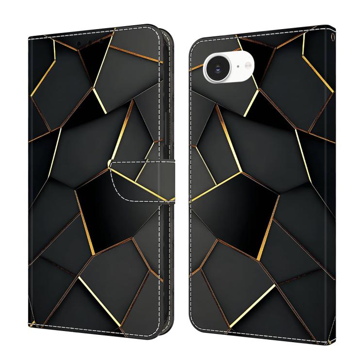 Funda para teléfono de cuero vegano pintado con efecto cristal, For iPhone 18 Pro / 17 Pro, For iPhone 18 Pro Max / 17 Pro Max, For iPhone 17e / 16e, For iPhone 17