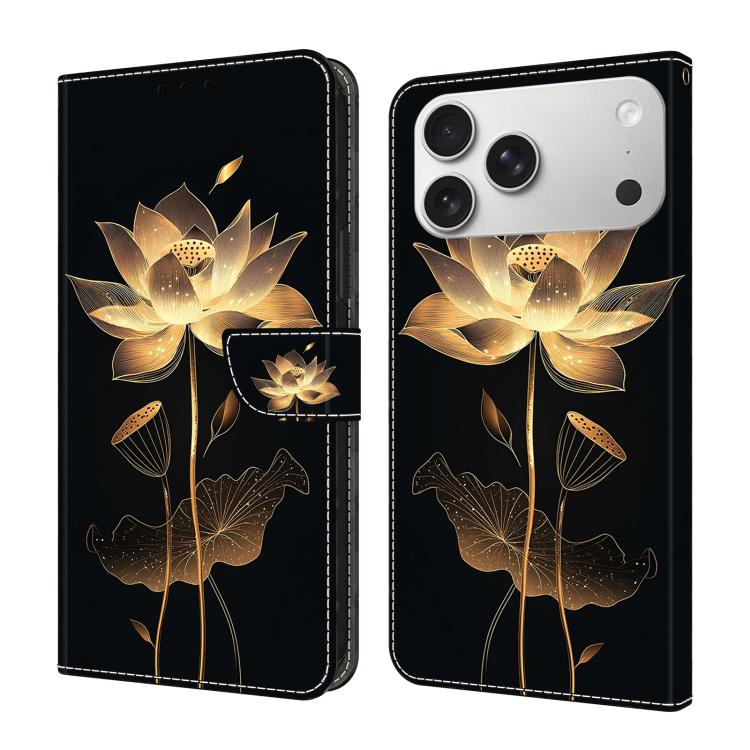 Funda para teléfono de cuero vegano pintado con efecto cristal, For iPhone 18 Pro / 17 Pro, For iPhone 18 Pro Max / 17 Pro Max, For iPhone 17e / 16e, For iPhone 17