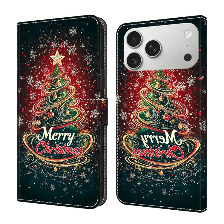 Funda para teléfono de cuero vegano pintado con efecto cristal, For iPhone 18 Pro / 17 Pro, For iPhone 18 Pro Max / 17 Pro Max, For iPhone 17e / 16e, For iPhone 17