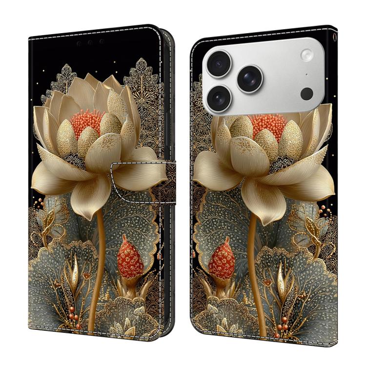 Funda para teléfono de cuero vegano pintado con efecto cristal, For iPhone 18 Pro / 17 Pro, For iPhone 18 Pro Max / 17 Pro Max, For iPhone 17e / 16e, For iPhone 17