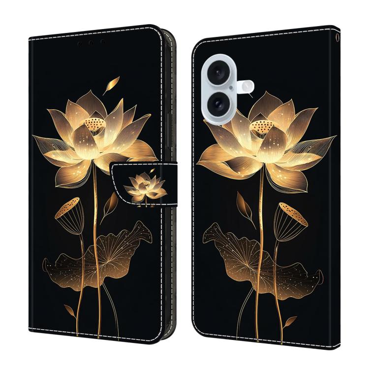 Funda para teléfono de cuero vegano pintado con efecto cristal, For iPhone 18 Pro / 17 Pro, For iPhone 18 Pro Max / 17 Pro Max, For iPhone 17e / 16e, For iPhone 17