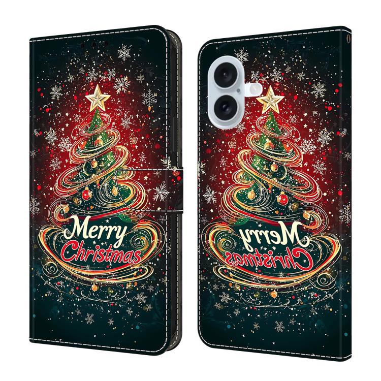 Funda para teléfono de cuero vegano pintado con efecto cristal, For iPhone 18 Pro / 17 Pro, For iPhone 18 Pro Max / 17 Pro Max, For iPhone 17e / 16e, For iPhone 17