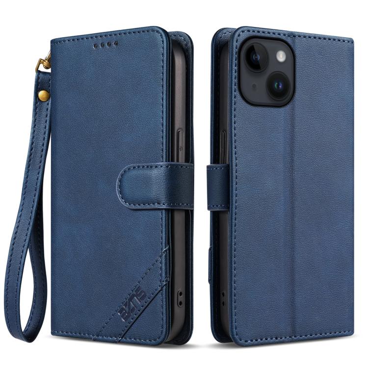 Funda para teléfono AZNS Serie A2 con tres tarjetas, protección RFID, piel vegana y correa., For iPhone 15 Pro Max, For iPhone 15 Pro, For iPhone 15 Plus, For iPhone 15, For iPhone 14 Plus, For iPhone 14, For iPhone 14 Pro, For iPhone 14 Pro Max       ...