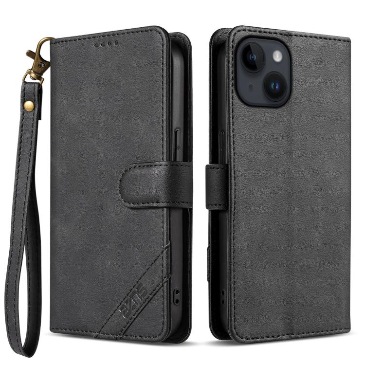 Funda para teléfono AZNS Serie A2 con tres tarjetas, protección RFID, piel vegana y correa., For iPhone 15 Pro Max, For iPhone 15 Pro, For iPhone 15 Plus, For iPhone 15, For iPhone 14 Plus, For iPhone 14, For iPhone 14 Pro, For iPhone 14 Pro Max       ...
