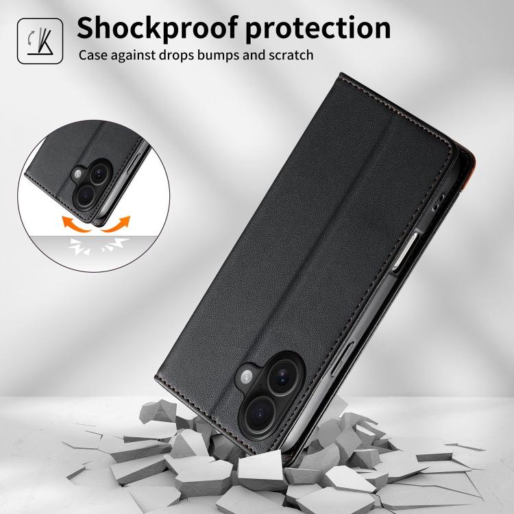 Funda para teléfono Dierfeng Splicing de cuero vegano con imán RFID resistente, For iPhone 16, For iPhone 15 Pro Max, For iPhone 15 Pro, For iPhone 15 Plus, For iPhone 15, For iPhone 14 Plus, For iPhone 14 / 13, For iPhone 14 Pro