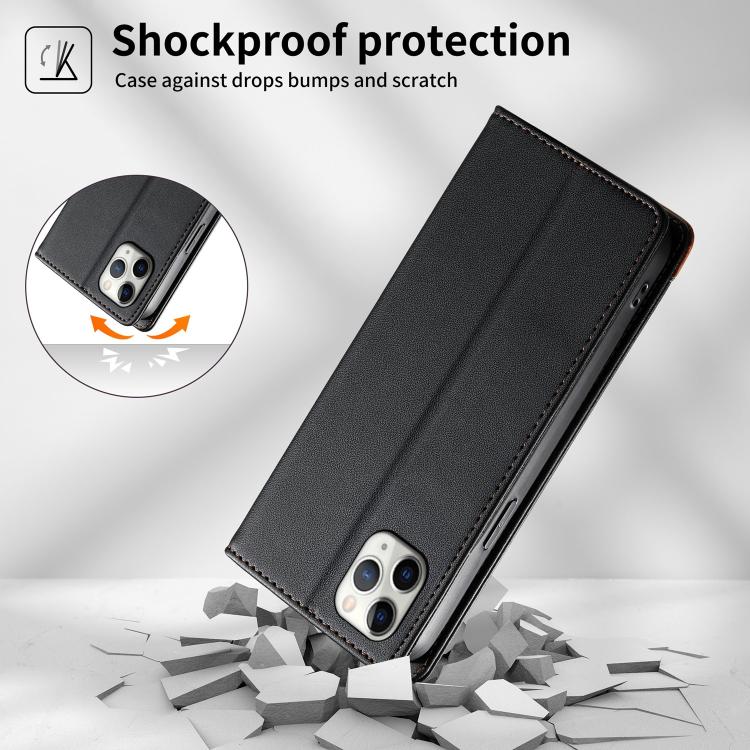 Funda para teléfono Dierfeng Splicing de cuero vegano con imán RFID resistente, For iPhone 11 Pro Max, For iPhone 11, For iPhone 11 Pro, For iPhone X / XS, For iPhone XR, For iPhone XS Max, For iPhone 8 Plus / 7 Plus