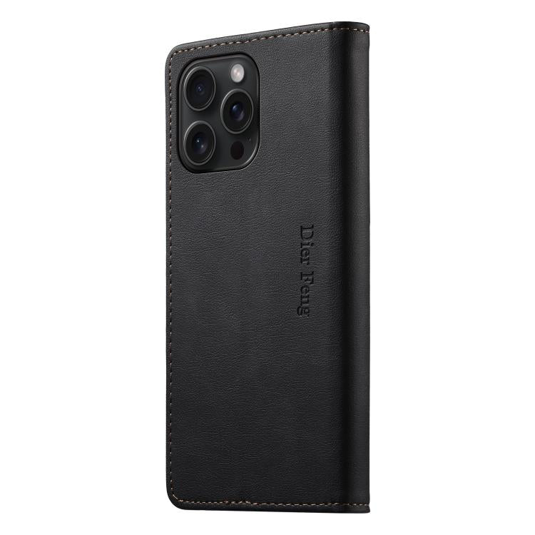 Funda para teléfono Dierfeng de cuero vegano con cierre magnético y protección RFID., For iPhone 14 Pro Max, For iPhone SE 2022 / SE 2020 / 7 / 8, For iPhone 13 Pro Max, For iPhone 13 Pro, For iPhone 13 mini, For iPhone 12 / 12 Pro, For iPhone 12 Pro M...