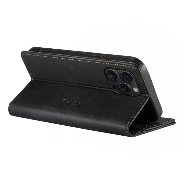 Funda para teléfono Dierfeng de cuero vegano con cierre magnético y protección RFID., For iPhone 14 Pro Max, For iPhone SE 2022 / SE 2020 / 7 / 8, For iPhone 13 Pro Max, For iPhone 13 Pro, For iPhone 13 mini, For iPhone 12 / 12 Pro, For iPhone 12 Pro M...