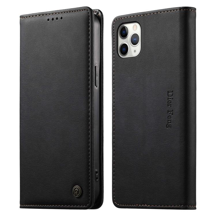 Funda para teléfono Dierfeng de cuero vegano con cierre magnético y protección RFID., For iPhone 11 Pro Max, For iPhone 11, For iPhone 11 Pro, For iPhone X / XS, For iPhone XR, For iPhone XS Max, For iPhone 8 Plus / 7 Plus