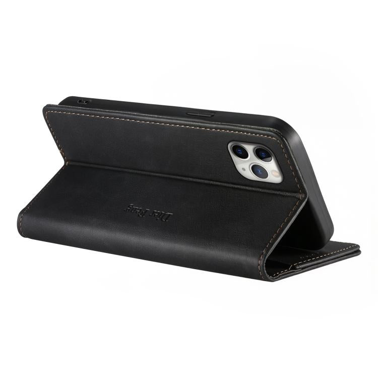 Funda para teléfono Dierfeng de cuero vegano con cierre magnético y protección RFID., For iPhone 11 Pro Max, For iPhone 11, For iPhone 11 Pro, For iPhone X / XS, For iPhone XR, For iPhone XS Max, For iPhone 8 Plus / 7 Plus