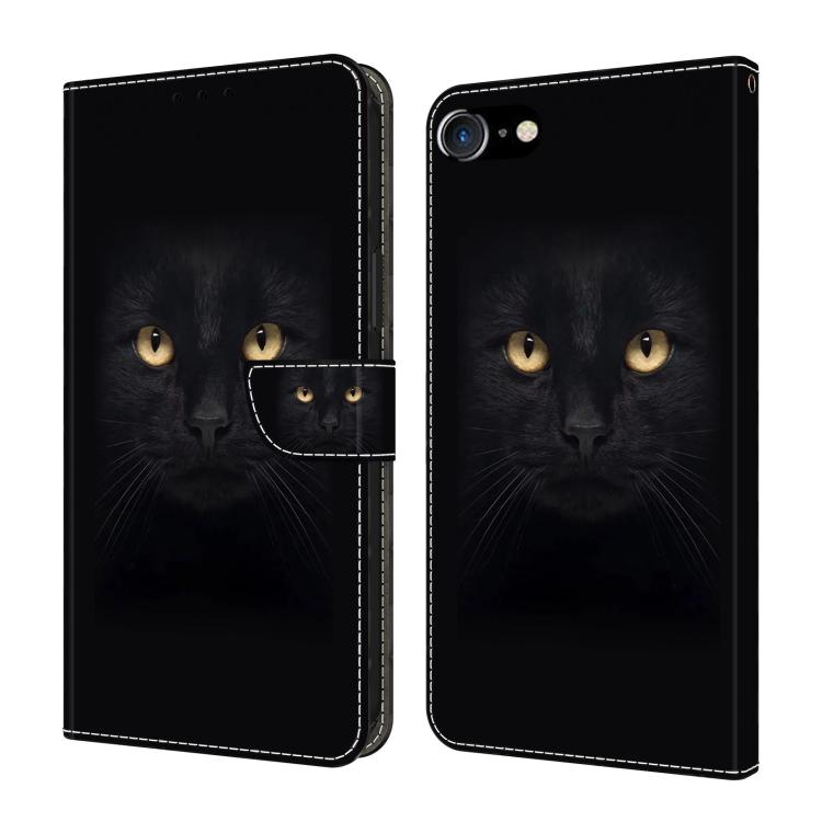 Funda para teléfono de cuero vegano pintado con efecto cristal, For iPhone 11, For iPhone 6 Plus/7 Plus/8 Plus, For iPhone 6 / 7