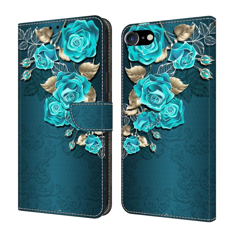 Funda para teléfono de cuero vegano pintado con efecto cristal, For iPhone 11, For iPhone 6 Plus/7 Plus/8 Plus, For iPhone 6 / 7