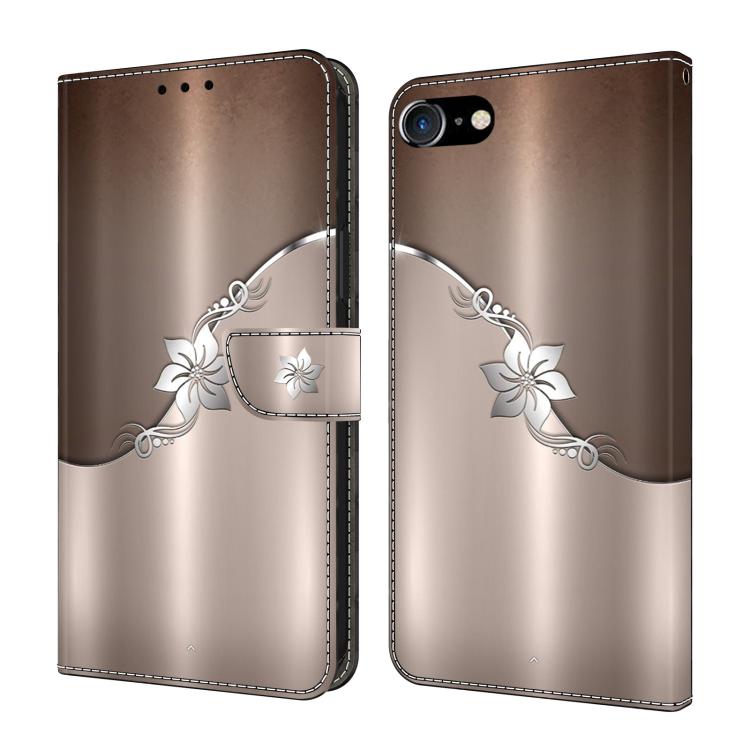 Funda para teléfono de cuero vegano pintado con efecto cristal, For iPhone 11, For iPhone 6 Plus/7 Plus/8 Plus, For iPhone 6 / 7