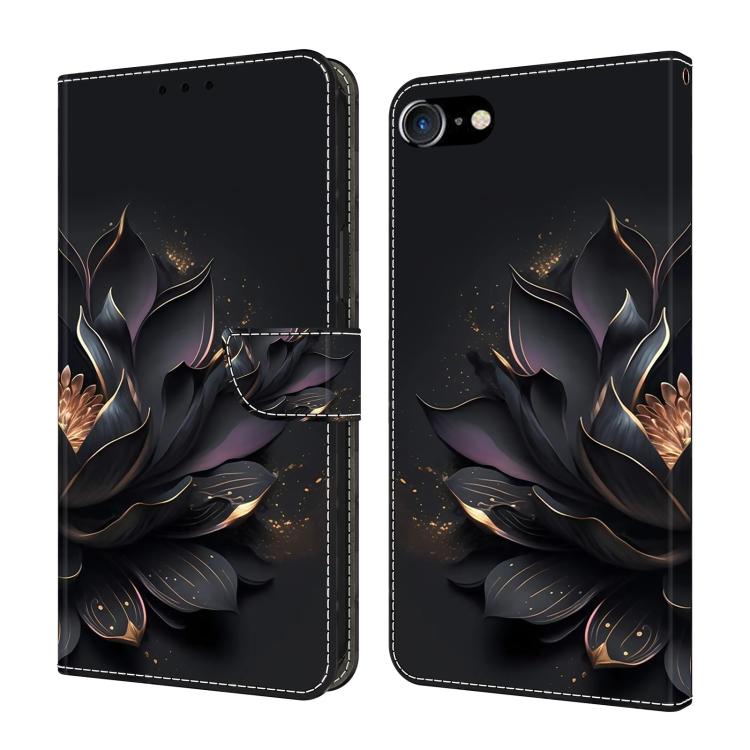 Funda para teléfono de cuero vegano pintado con efecto cristal, For iPhone 11, For iPhone 6 Plus/7 Plus/8 Plus, For iPhone 6 / 7