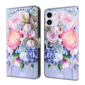Funda para teléfono de cuero vegano pintado con efecto cristal, For iPhone 11, For iPhone 6 Plus/7 Plus/8 Plus, For iPhone 6 / 7