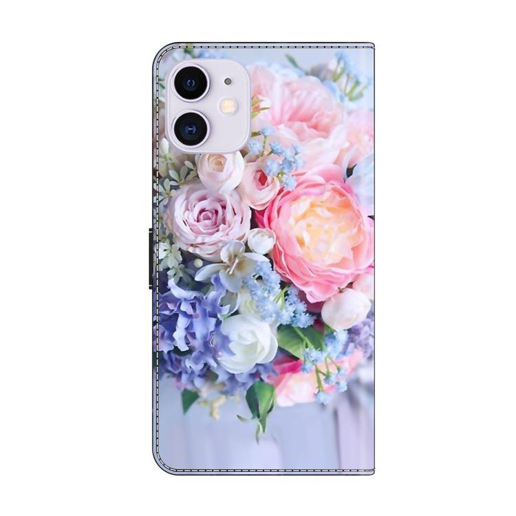 Funda para teléfono de cuero vegano pintado con efecto cristal, For iPhone 11, For iPhone 6 Plus/7 Plus/8 Plus, For iPhone 6 / 7