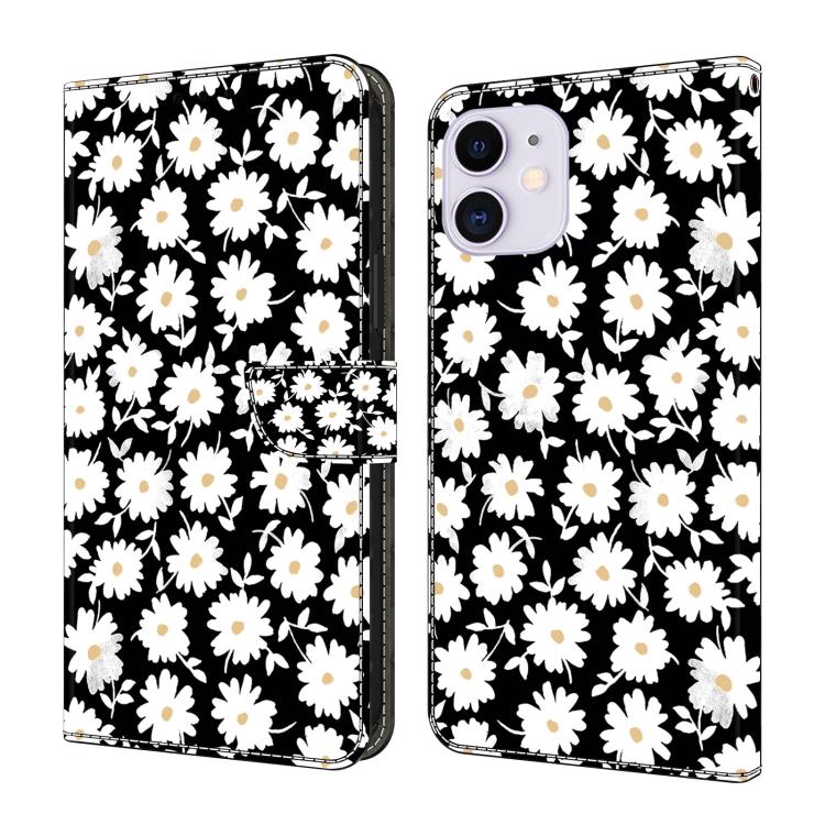 Funda para teléfono de cuero vegano pintado con efecto cristal, For iPhone 11, For iPhone 6 Plus/7 Plus/8 Plus, For iPhone 6 / 7