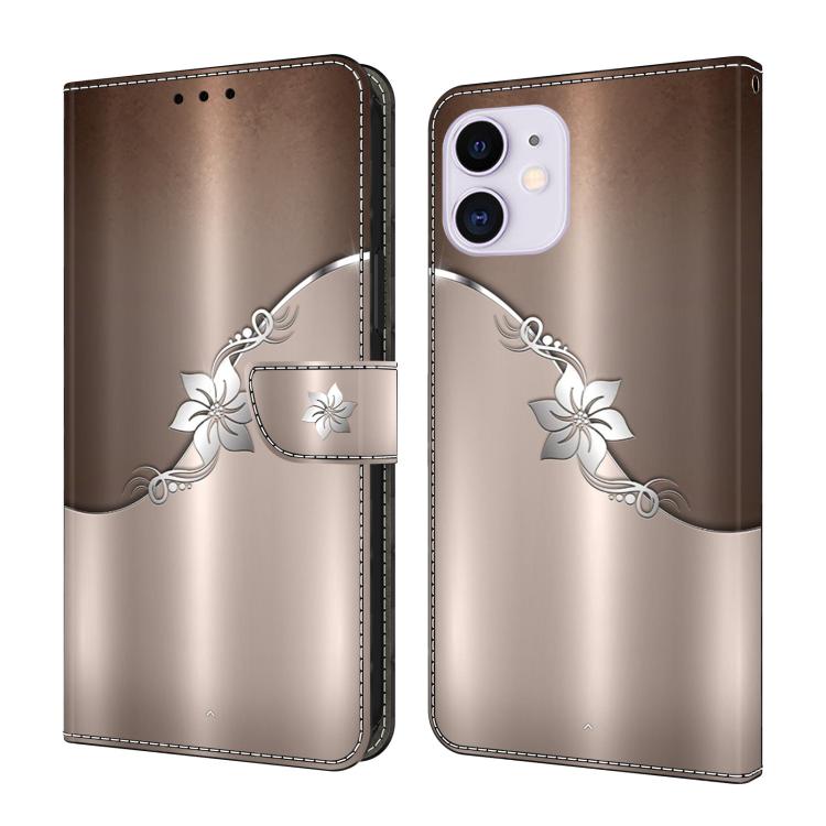 Funda para teléfono de cuero vegano pintado con efecto cristal, For iPhone 11, For iPhone 6 Plus/7 Plus/8 Plus, For iPhone 6 / 7