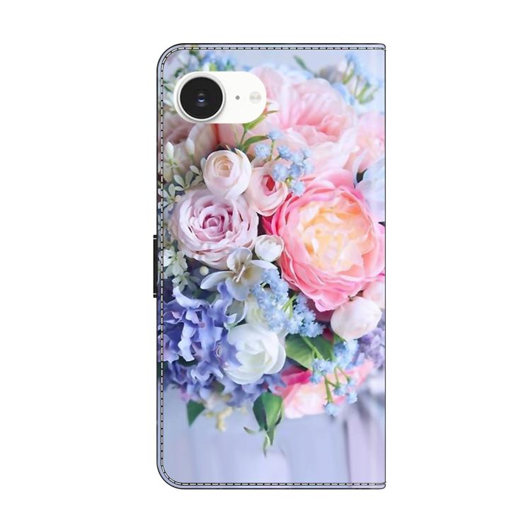 Funda para teléfono de cuero vegano pintado con efecto cristal, For iPhone 16e / 17e, For iPhone 17 Pro Max, For iPhone 17 Pro