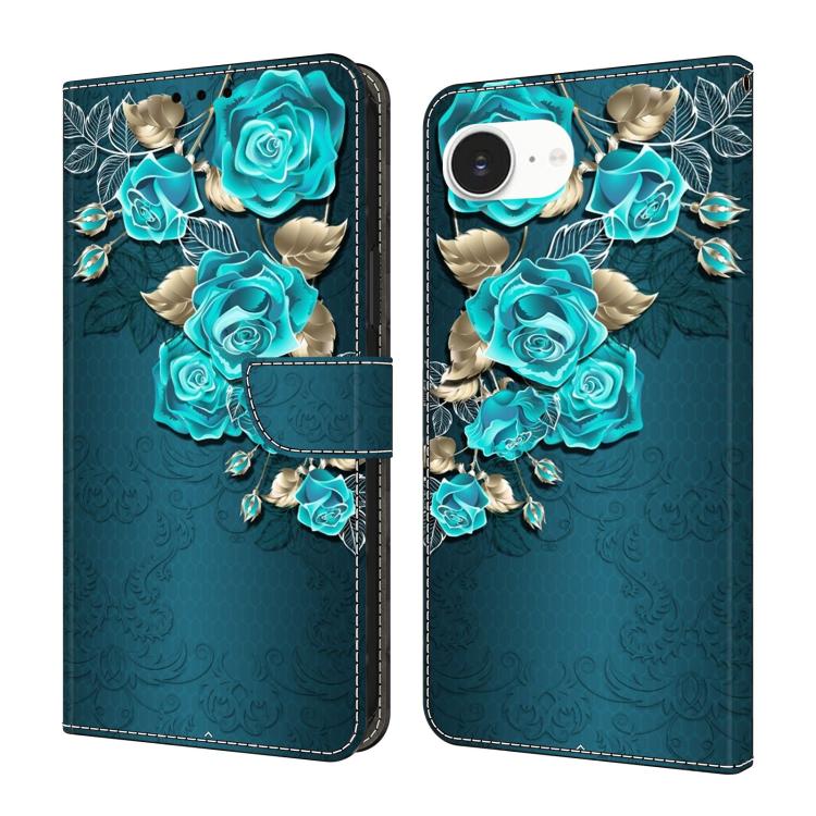 Funda para teléfono de cuero vegano pintado con efecto cristal, For iPhone 16e / 17e, For iPhone 17 Pro Max, For iPhone 17 Pro