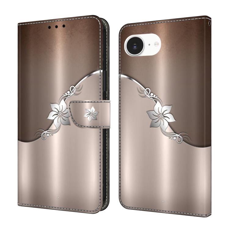 Funda para teléfono de cuero vegano pintado con efecto cristal, For iPhone 16e / 17e, For iPhone 17 Pro Max, For iPhone 17 Pro