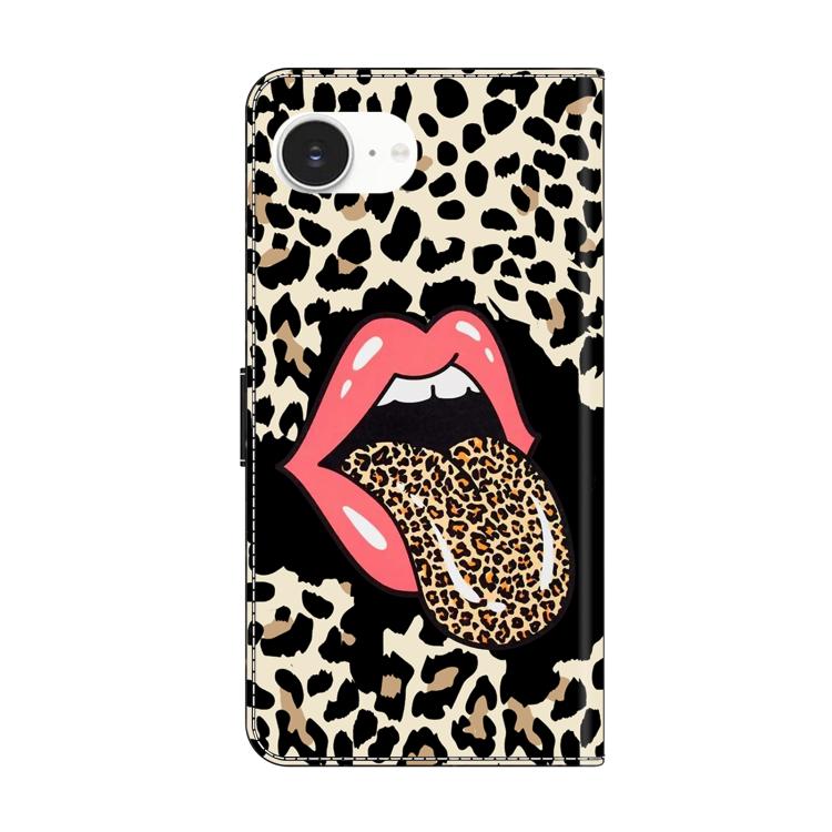 Funda para teléfono de cuero vegano pintado con efecto cristal, For iPhone 17e / 16e, For iPhone 17 Pro Max