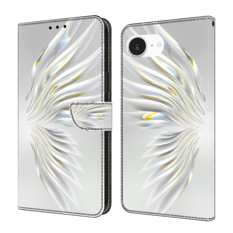 Funda para teléfono de cuero vegano pintado con efecto cristal, For iPhone 17e / 16e, For iPhone 17 Pro Max