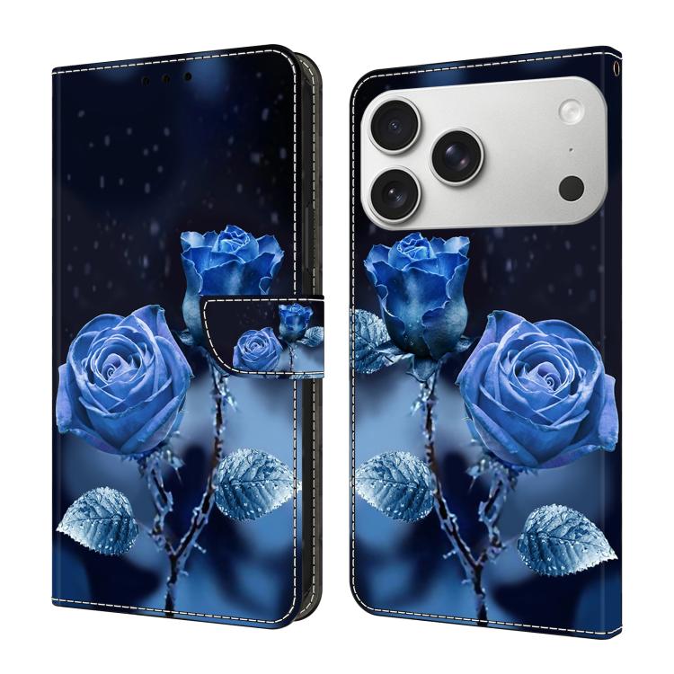 Funda para teléfono de cuero vegano pintado con efecto cristal, For iPhone 17e / 16e, For iPhone 17 Pro Max